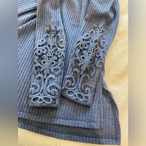 Soft Surroundings with sleeve accents petite small stretchy tunic top